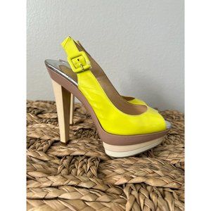 CHRISTIAN LOUBOUTIN Patent Leather Platform Heels Sz 6